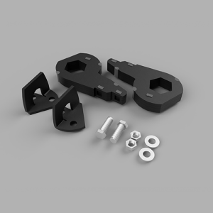 604020 | Traxda 2-3 Inch Front Suspension Leveling Kit (2002-2005 Ram 1500 Pickup 4WD)