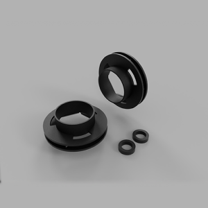 604080 | Traxda 2.0 Inch Front Suspension Leveling Kit (1994-2024 Ram 1500 2WD, 1994-2012 Ram 2500, 3500 Pickup 2WD)