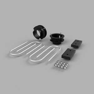 605027 | Traxda 2.0 Inch Front / 1.0 Inch Rear Suspension Kit (2003-2012 Ram 2500, 3500 4WD | Diesel Engine, No Overload)
