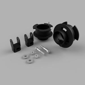 605032 | Traxda 2.5 Inch Front Suspension Leveling Kit(2014-2024 Ram 2500 2WD/4WD, 2013-2024 Ram 3500 2WD/4WD)