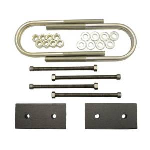 605046 | Traxda 1.0 Inch Rear Block and U Bolt Kit (2003-2013 Ram 2500 2WD/4WD, 2003-2024 Ram 3500 2WD/4WD | Diesel Engine, No Overload)