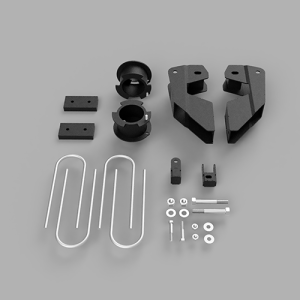 605055 | Traxda 3.5 Inch Front / 2.0 Inch Rear Suspension Lift Kit (2013-2024 Ram 2500 2WD/4WD| Gas Engine)