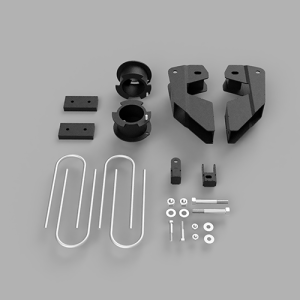 605059 | 3.5 Inch Dodge Leveling Kit - 3.5 F / 2.0 R | Diesel Engine, With Overload