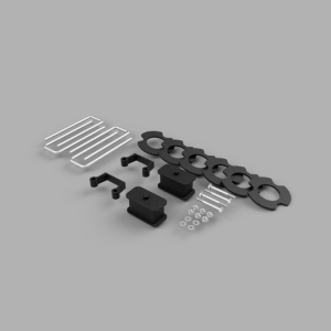 406035 | Traxda 2.5 Inch Front / 1.0 Inch Rear Suspension Lift Kit (2007-2018 Silverado, Sierra 1500 4WD)
