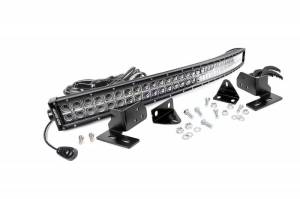 70682 | Ford 40-inch Curved LED Light Bar Bumper Kit | Black Series (11-16 F-250 Super Duty)