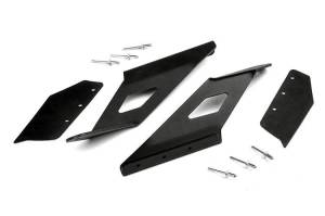 70514B | GM 54-inch Curved LED Light Bar Upper Windshield Mounts (15-20 SUVs)