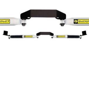 92625 | Superlift Dual Steering Stabilizer Kit - SL (Hydraulic) - 99-04 F250, F350 4WD