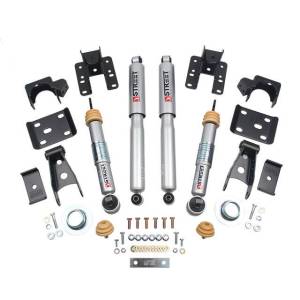 1018SP | Belltech 2 Inch Front / 4 Inch Rear Complete Lowering Kit with Street Performance Shocks (2016-2018 Silverado/Sierra 1500 4WD)