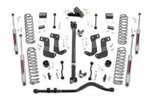 Rough Country - 65431 | Rough Country 3.5 Inch Lift Kit With Control Arm Drop Brackets For Jeep Wrangler JL Unlimited 4WD | 2018-2023 | N3 Shocks, Non-Rubicon - Image 1