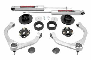 31430 | Rough Country 3.5 Inch Lift Kit with Struts Spacers / Premium N3 Rear Shocks (2019-2025 Ram 1500 2WD/4WD)