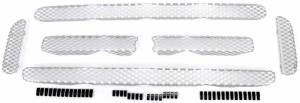 950-77750 | Ford 6 Piece Main Grille | Satin