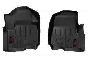 M-5171 | Rough Country Floor Mats For Ford F-250/F-350 Super Duty (2017-2024) | Front, Front Bucket Seats, Crew Cab