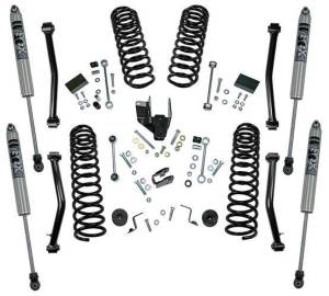 K186F | Superlift 4 Inch Dual Rate Coil Spring Suspension Lift Kit with Fox 2.0 Shocks (2018-2023 Wrangler JL 4WD)