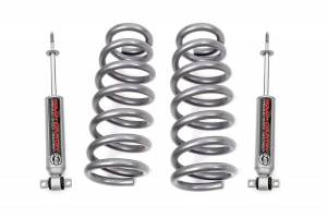 30430 | Rough Country 2 Inch Front Leveling Kit With Coil Springs For Ram 1500 / 1500 Classic | 2009-2023 | Premium N3 Shocks