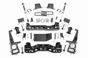 57570 | 6 Inch Ford Suspension Lift Kit w/ Struts Spacers, V2 Monotube Shocks