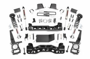 57571 | 6 Inch Ford Suspension Lift Kit w/ Lifted Struts, V2 Monotube Shocks