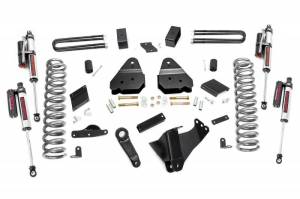 53050 | 4.5 Inch Ford Suspension Lift Kit w/ Vertex Reservoir Shocks (Diesel Engine, No Overloads)