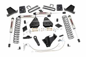 53170 | 6 Inch Ford Suspension Lift Kit w/ V2 Monotube Shocks (Diesel Engine, No Overloads)