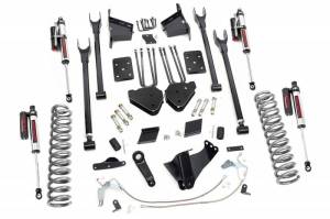 56550 | 6 Inch Ford Suspension Lift Kit w/ Vertex Reservoir Shocks (Diesel Engine | With Overloads)