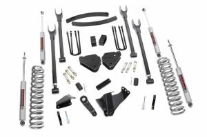 581.20 | 6 Inch Ford Suspension Lift Kit w/ Premium N3 SHocks (Gas Engine, With Overloads)