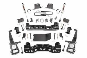 59870 | 6 Inch Ford Suspension Lift Kit w/ Strut Spacer, V2 Monotube Shocks