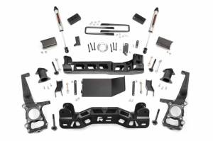 59970 | 4 Inch Ford Suspension Lift Kit w/ Strut Spacers, V2 Monotube Shocks