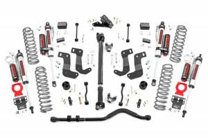 Rough Country - 62750 | Rough Country 3.5 Inch Lift Kit With Control Arm Drop Brackets For Jeep Wrangler JL 4WD | 2018-2023 | Vertex Reservoir Shocks, Non-Rubicon - Image 1