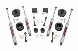 Rough Country - 67730 | Rough Country 2.5 Inch Lift Kit With Coil Spring Spacers For Jeep Wrangler JL 4WD | 2018-2023 | Premium N3 Shocks - Image 1
