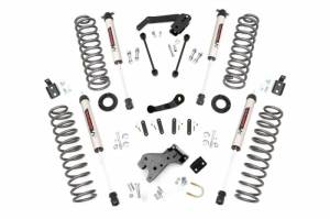 Rough Country - 68270 | 4 Inch Jeep Suspension Lift Kit w/ V2 Monotube Shocks - Image 1