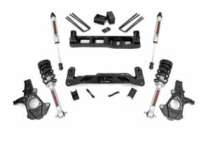 26371 | 7.5 Inch GM Suspension Lift Kit w/ Lifted Struts, V2 Monotube Shocks