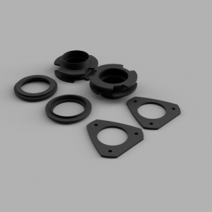 407015 | Traxda 1.75 Inch Front / 1.0 Inch Rear Suspension Lift Kit  (2010-2017 Equinox, Terrain FWD, AWD)