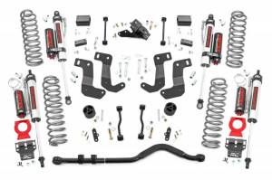 66850 | Rough Country 3.5 Inch Lift Kit With Control Arm Drop Brackets For Jeep Wrangler JL Unlimited 4WD | 2018-2023 | Vertex Reservoir Shocks