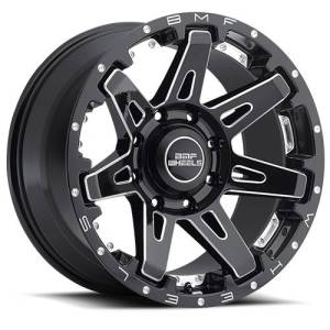 668B-010816519 | BMF Wheels B.A.T.L. 20X10 8X6.5, -19mm | Death Metal Black | Only SOLD IN COMPLETE SETS OF 4