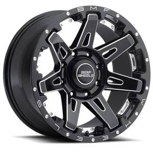 668B-010816519 | BMF Wheels B.A.T.L. 20X10 8X6.5, -19mm| Death Metal Black | Only SOLD IN COMPLETE SETS OF 4