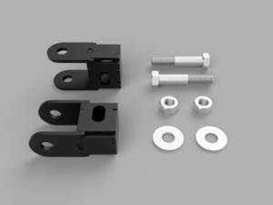605090 | Traxda Front Shock Extension (2014-2024 Ram 2500, 3500 4WD, 2005-2024 F250, F350, F450 Super Duty 4WD)