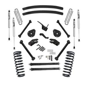 K334F | Superlift 5 inch Suspension Lift Kit with Fox 2.0 Shocks (1994-1999 2500, 3500 4WD | Diesel, V10)