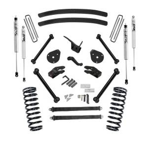 K336F | Superlift 5 inch Suspension Lift Kit with Fox 2.0Shocks (2000-2002 2500, 3500 4WD | Diesel, V10)