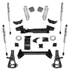 K860F | Superlift 6 inch Suspension Lift Kit with Foc 2.0 Shocks (2001-2010 Silverado, Sierra 2500 HD, 3500 HD 4WD)