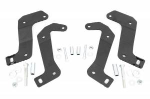 110602 | Rough Country Front Control Arm Relocation Kit For Jeep Gladiator JT (2020-2023) / Wrangler JL (2018-2023)