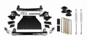 110-P0781 | Cognito 4 Inch Standard Lift Kit (2007-2018 Silverado, Sierra 1500 2WD/4WD With OEM Cast Steel Control Arms)