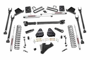 Rough Country - 52621 | 6 Inch Ford 4-Link Suspension Lift Kit w/ Front Drive Shaft (17-20 F-250 4WD | Diesel | w/o Overloads) - Image 1