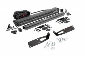 70568BL | Dodge Hidden Bumper Kit w/ 20-inch LED Light Bar| Black Series (03-18 Ram 2500/3500)