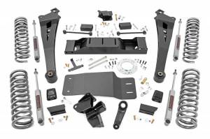 Rough Country - 38330 | Rough Country 5 Inch Lift Kit For Diesel Ram 2500 4WD | 2019-2023 | Dual Rate Coil Springs, Standard Non-AISIN Transmission, Premium N3 Shocks - Image 1