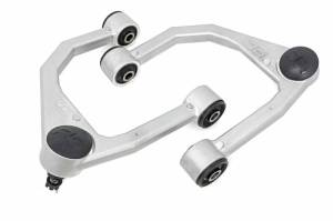 76700 | Rough Country Forged Upper Control Arms For Toyota Tundra 2/4WD (2007-2021) | Aluminum Finish, ONLY Fits 3.5 Inch Lifted Models