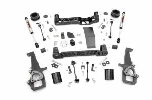 Rough Country - 33370 | Rough Country 4 Inch Lift Kit For Ram 1500 (2012-2018) / 1500 Classic (2019-2023) 4WD | No Strut, V2 Monotube Shocks - Image 1