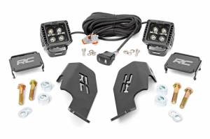 92034 | Honda Dual LED Cube Kit (19-21 Talon | Black Series w/ Cool White DRL)