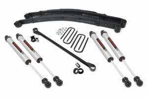 48970 | Rough Country 2.5in Ford Leveling Lift Kit w/ V2 Shocks (99-04 F-250/350 4WD)