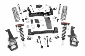 33257 | Rough Country 6 Inch Lift Kit For Ram 1500 / 1500 Classic | 2012-2023 | Front Vertex Adjustable Coilovers, Rear V2 Shocks & Rear Variable Rate Coils