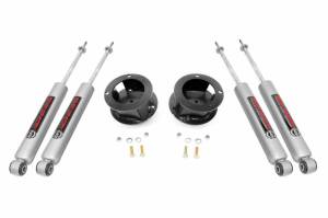 37735 | Rough Country 2.5 Inch Leveling Kit For Ram 2500 (2014-2023) / 3500 (2013-2023) 4WD | N3 Shocks, Factory Rear Coil Springs
