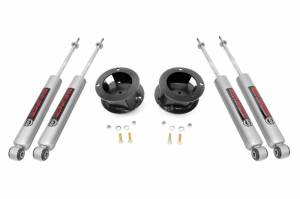 37735 | Rough Country 2.5 Inch Leveling Kit For Ram 2500 (2014-2023) / 3500 (2013-2023) 4WD | N3 Shocks, Factory Rear Coil Springs